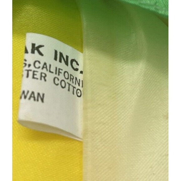 Vintage Faratak Inc Wind Up Musical Clown Doll Toy 1980s Green Yellow Works Rare - Picture 12 of 16